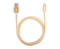 XENIC Kabel USB-Lightning Xenic PREMIUM 1m w oplocie złoty # - 1461863 - zdjęcie 1